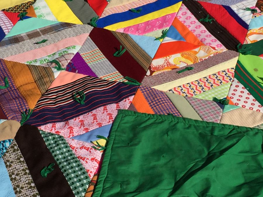 Large Colorful Crazy Quilt [Photo 13]