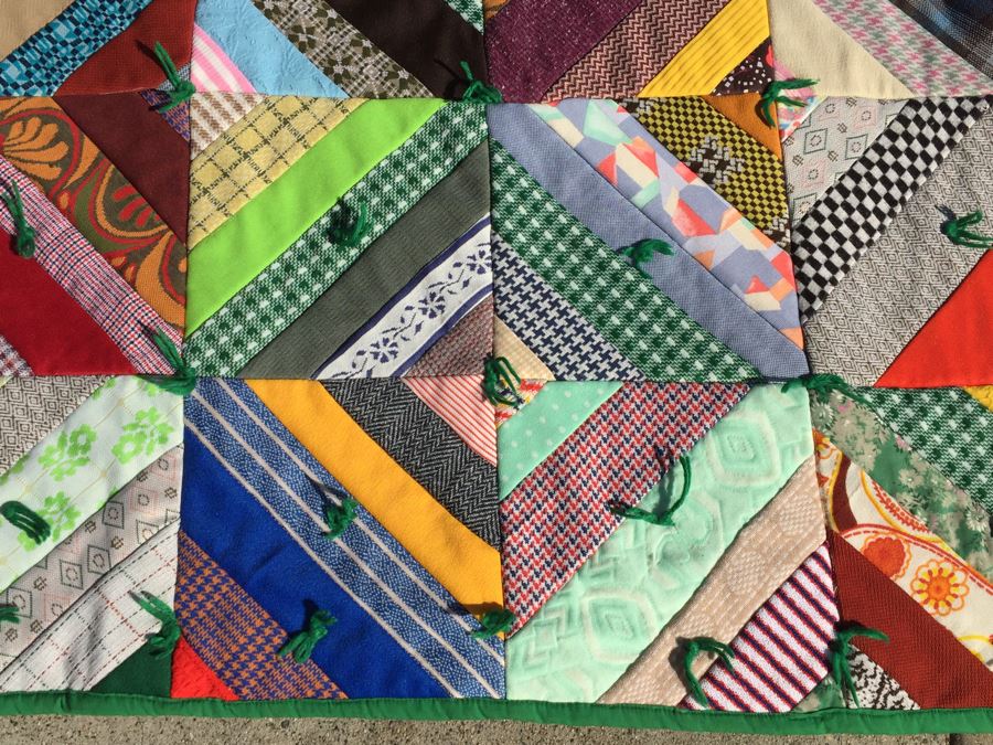 Large Colorful Crazy Quilt [Photo 10]