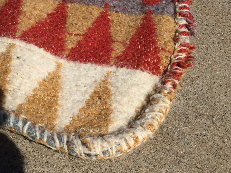 Diamond Pattern Wool Blanket [Photo 6]