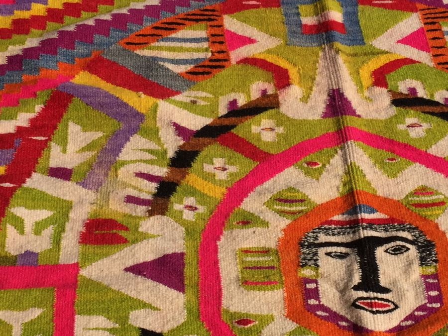 Colorful Handmade Wool Blanket [Photo 8]