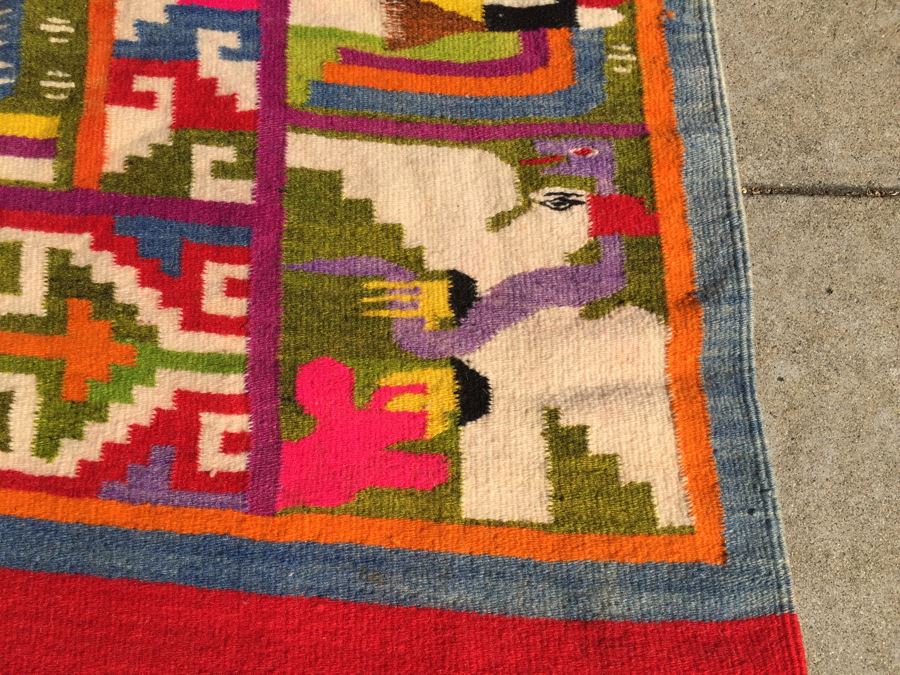 Colorful Handmade Wool Blanket [Photo 11]