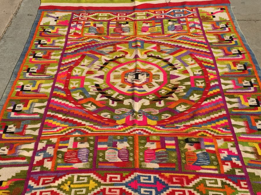 Colorful Handmade Wool Blanket [Photo 16]