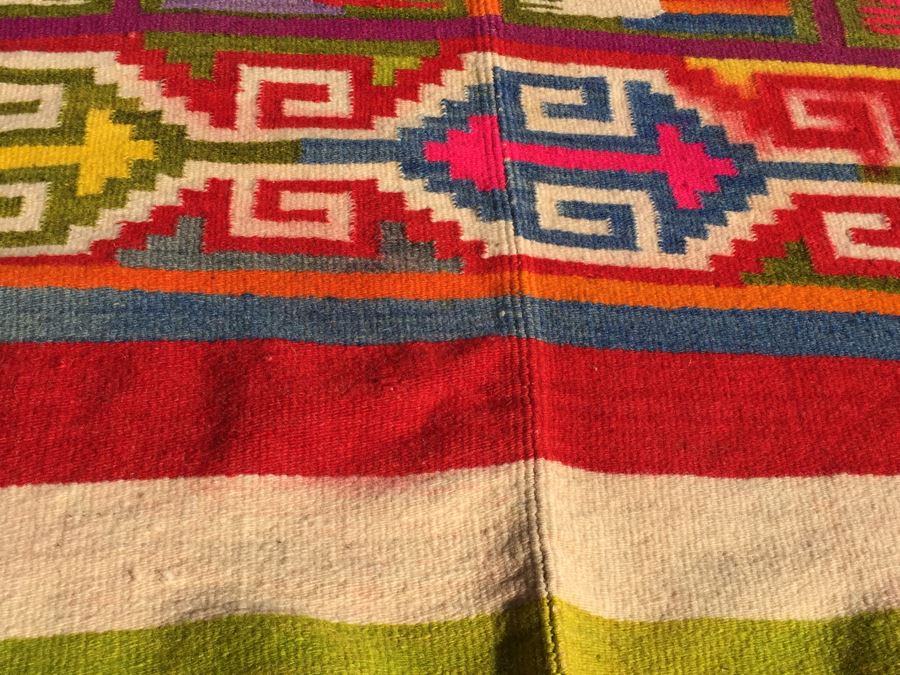 Colorful Handmade Wool Blanket [Photo 19]