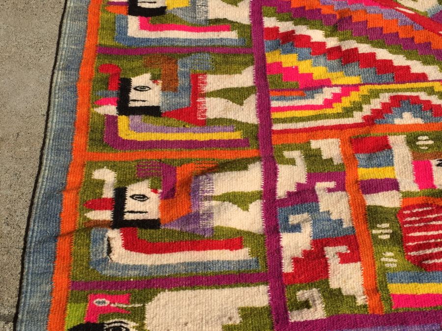 Colorful Handmade Wool Blanket [Photo 18]