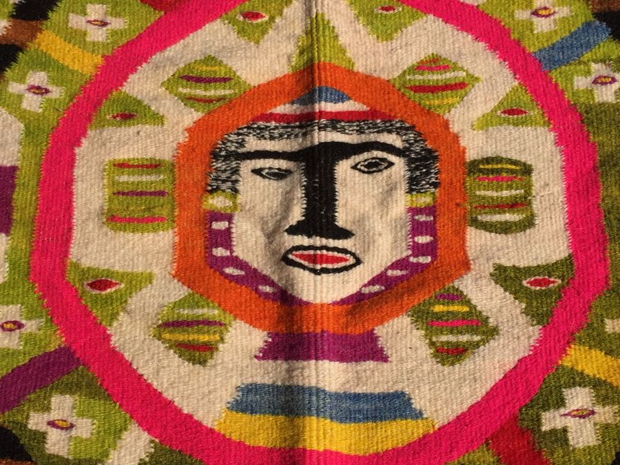 Colorful Handmade Wool Blanket [Photo 4]