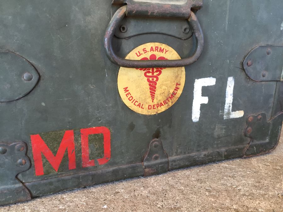 U.S. Army Medical Department Green Trunk [Photo 17]
