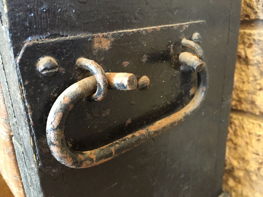 Vintage Wooden Machinist Toolbox Tool Chest Box [Photo 8]