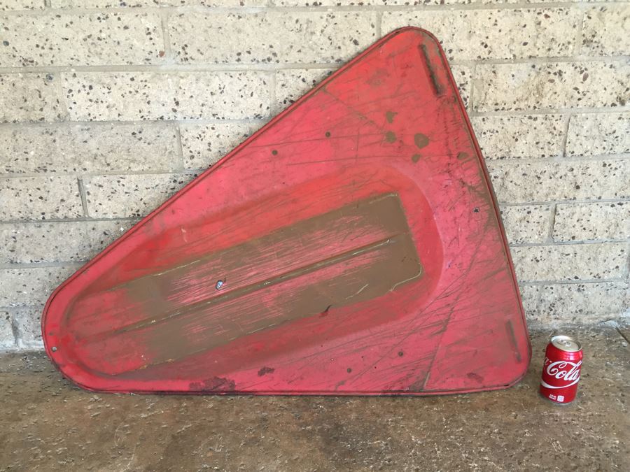 Vintage 1950's Red Metal Sled Sno Wing By Blazon [Photo 3]