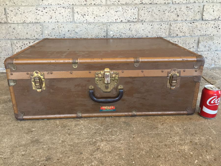 Art Deco Anchor Trunks Friedberg-Grunauer Co Luggage [Photo 1]