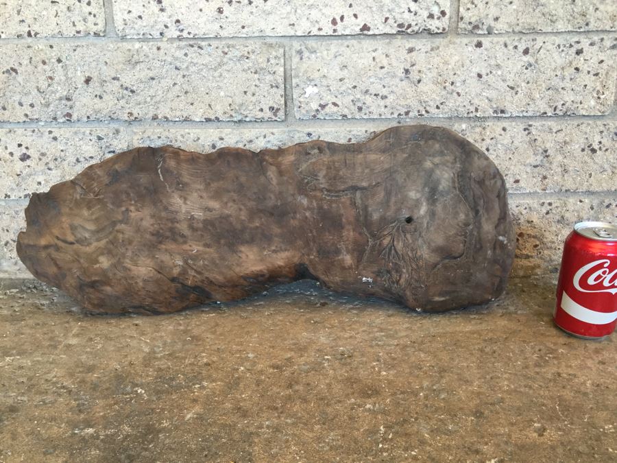 Driftwood With Native American Figure Carving [Photo 1]