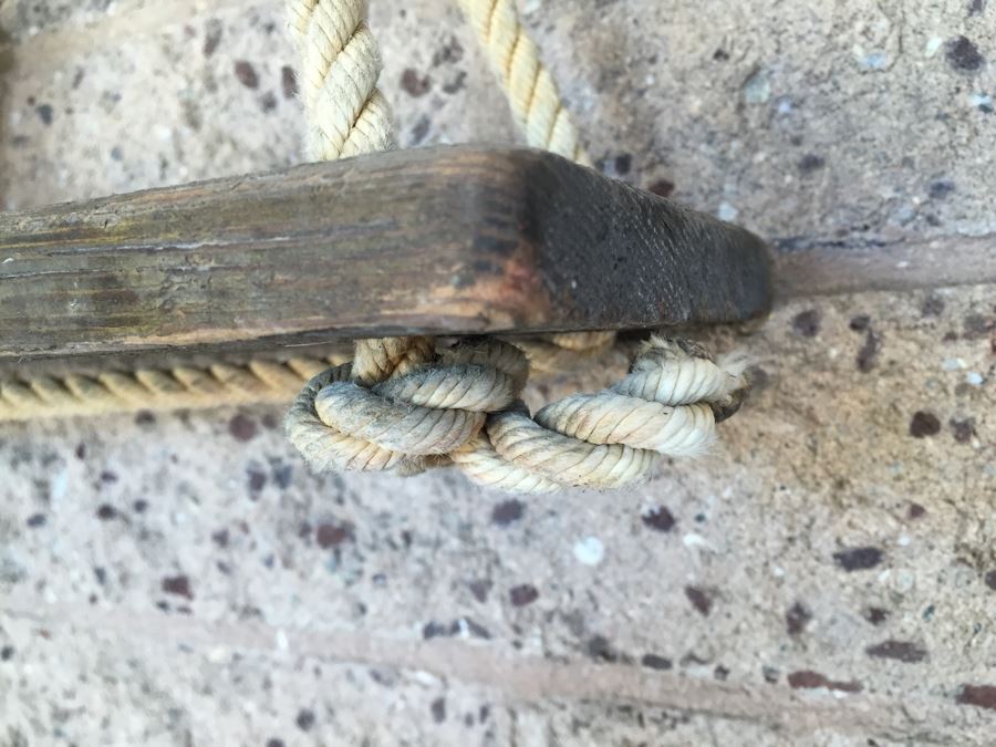 Vintage Rope Swing Great As A Shelf [Photo 4]