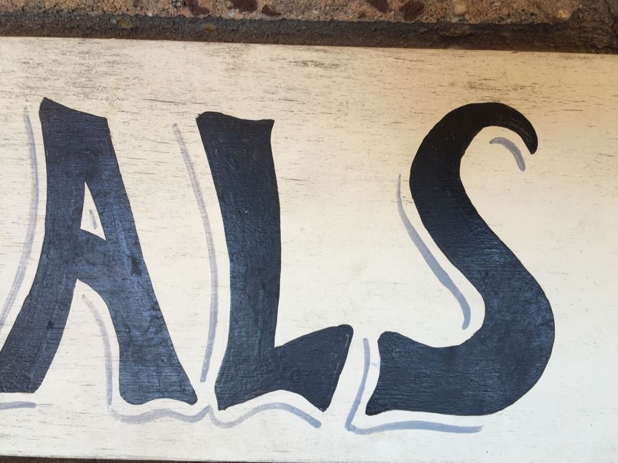 Hand Painted Double Sided Wooden Sign 'Certified Appraisals' [Photo 5]