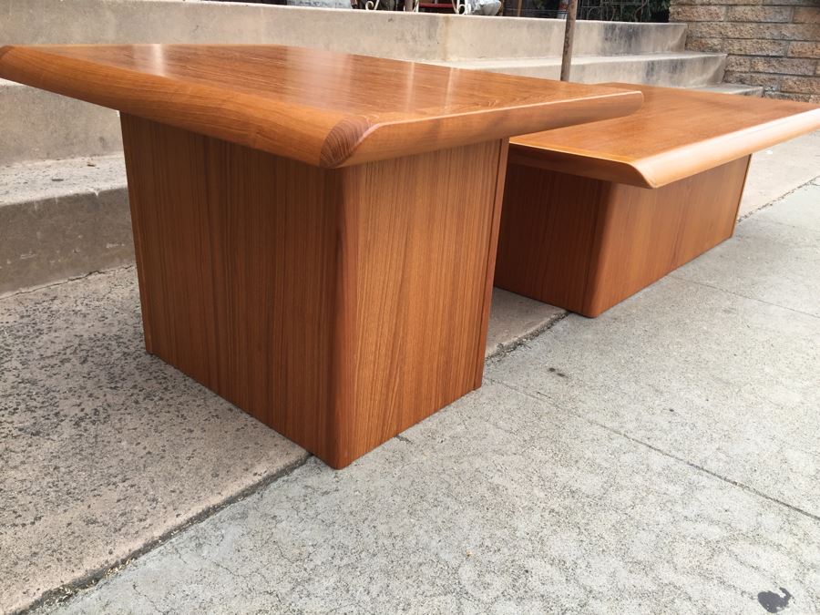 Danish Modern Coffee Table And Side Table By Vejle Stole [Photo 7]