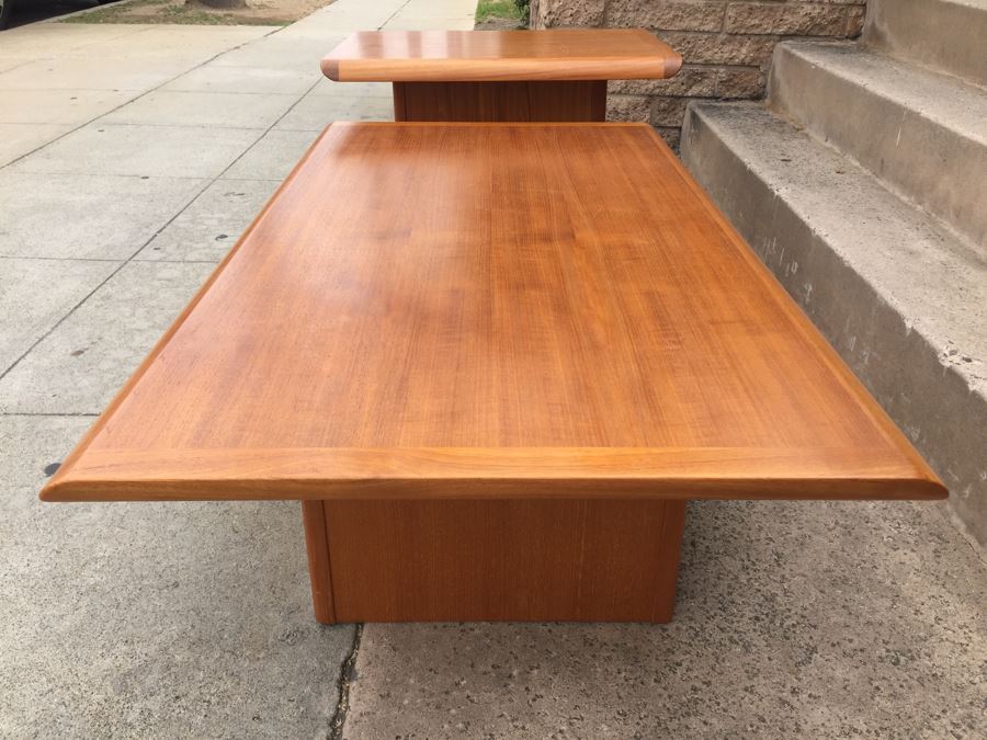 Danish Modern Coffee Table And Side Table By Vejle Stole [Photo 2]