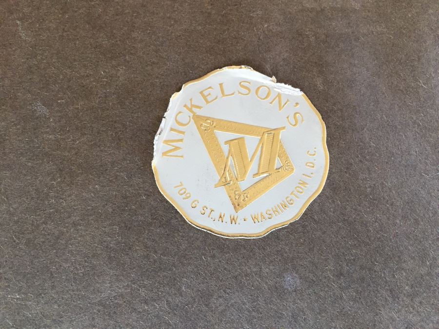 Framed Watercolor Of Harbor Scene 1972 Artist Unknown [Photo 10]