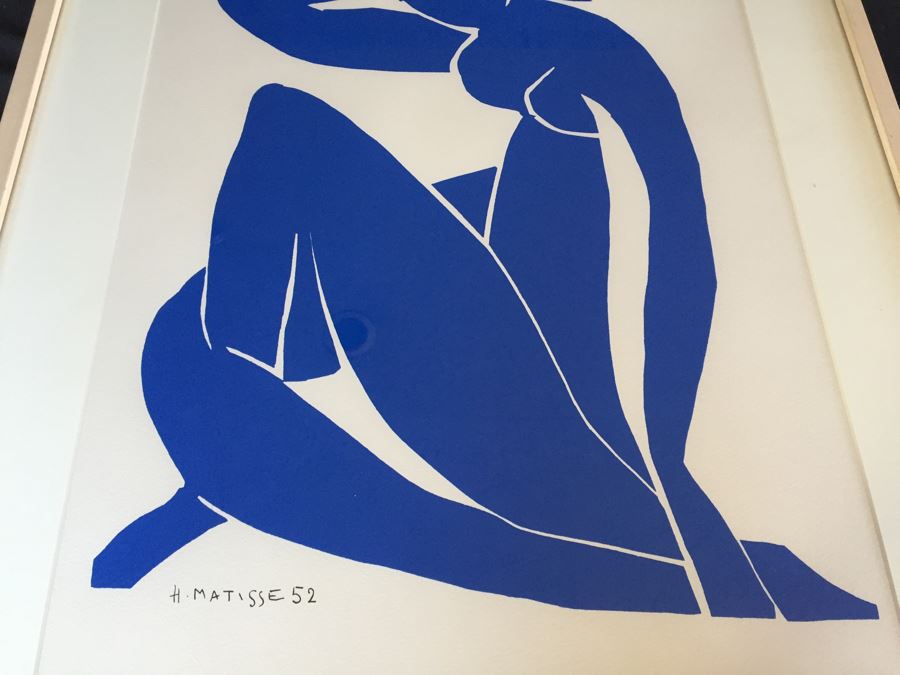 Pair Of Framed Henri Matisse Prints After His Cut Out Series [Photo 8]