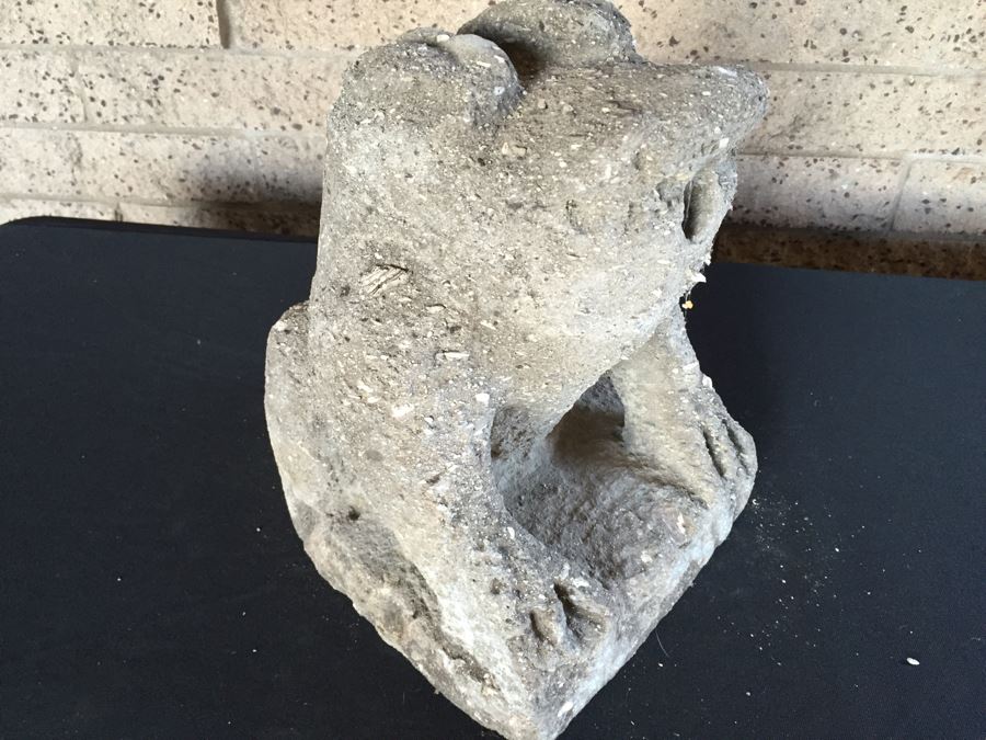 Carved Rock Frog Garden Statue [Photo 3]