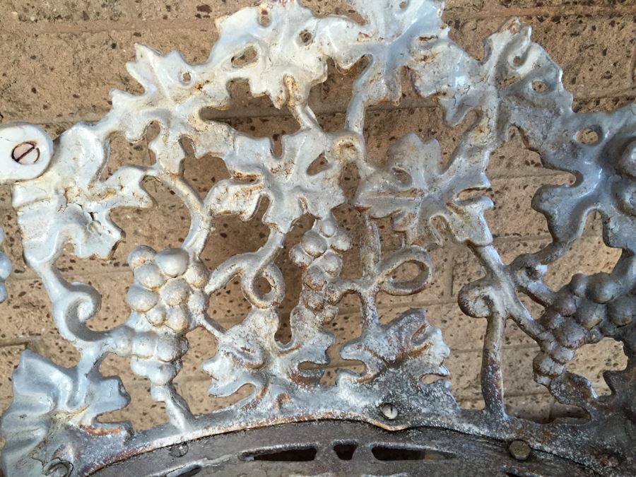 Heavy Wrought Iron Outdoor Patio Chair [Photo 5]