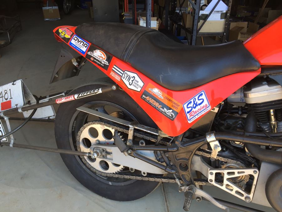 2000 Buell M2 Cyclone Drag Racing Bike Modified With Wheelie Bars Estimate $10,000 One Of Client's Racing Bikes [Photo 8]