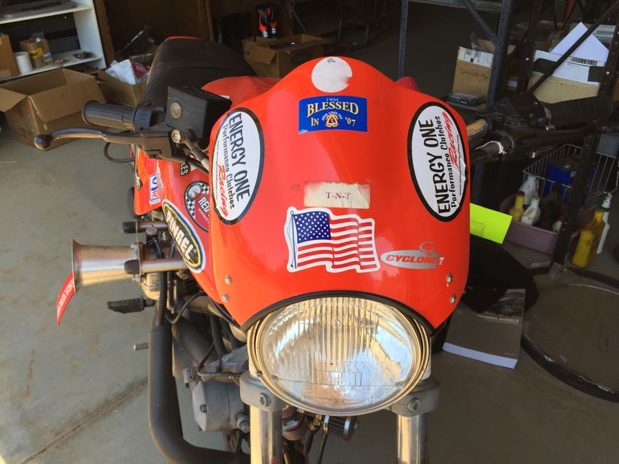 2000 Buell M2 Cyclone Drag Racing Bike Modified With Wheelie Bars Estimate $10,000 One Of Client's Racing Bikes [Photo 5]