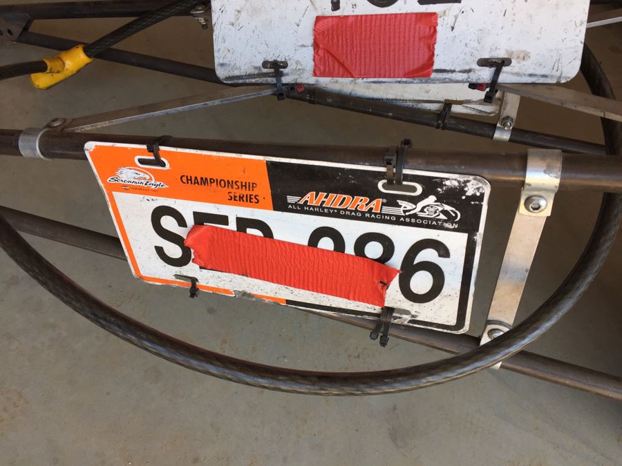 2000 Buell M2 Cyclone Drag Racing Bike Modified With Wheelie Bars Estimate $10,000 One Of Client's Racing Bikes [Photo 10]