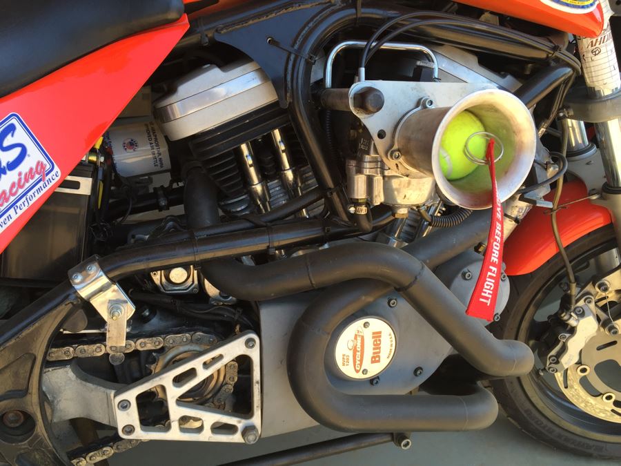 2000 Buell M2 Cyclone Drag Racing Bike Modified With Wheelie Bars Estimate $10,000 One Of Client's Racing Bikes [Photo 14]