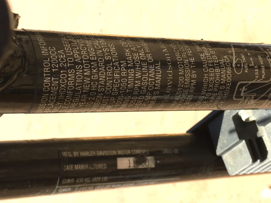 Harley Davidson Sportster Drag Racing Bike With Parts Competition Bike 'All Harley Drag Racing Association' AHDRA Estimate $4,900 [Photo 15]