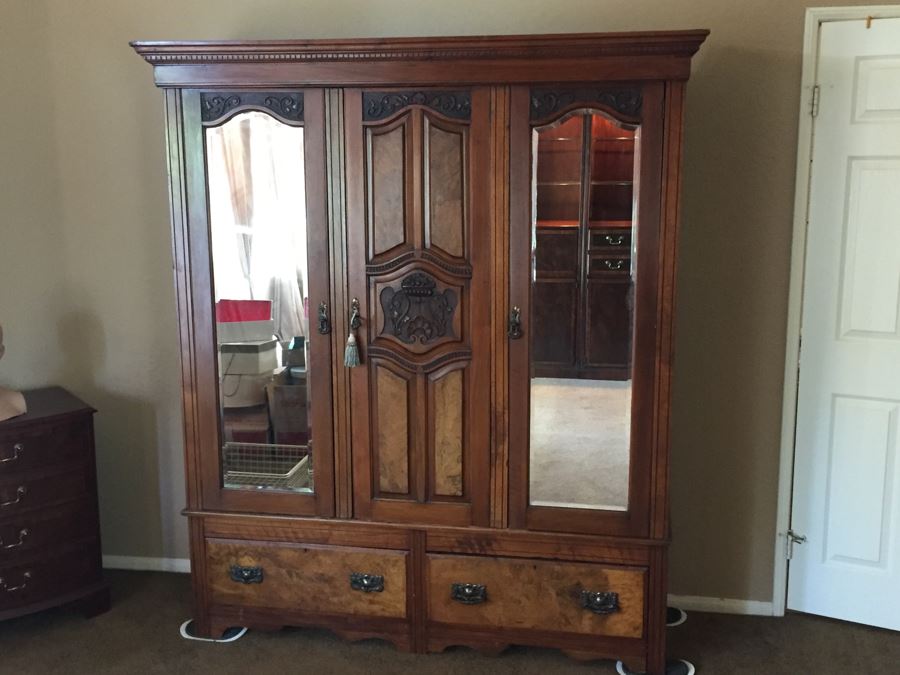 Beautiful Antique Armoire Estimate $2,500