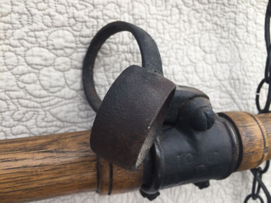 Vintage Horse Animal Yoke Converted Into A Hanging Light Fixture [Photo 6]