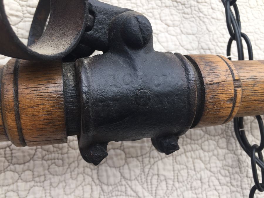 Vintage Horse Animal Yoke Converted Into A Hanging Light Fixture [Photo 5]