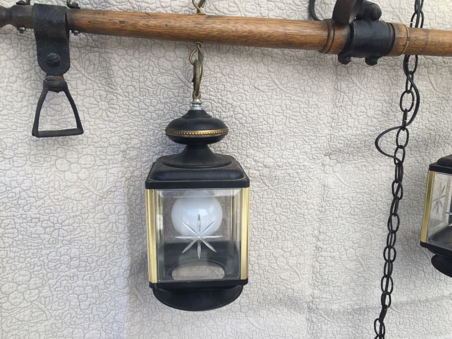 Vintage Horse Animal Yoke Converted Into A Hanging Light Fixture [Photo 4]