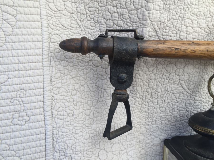 Vintage Horse Animal Yoke Converted Into A Hanging Light Fixture