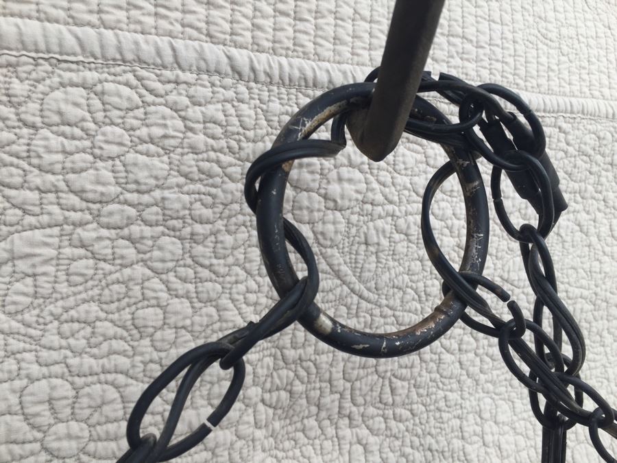 Vintage Horse Animal Yoke Converted Into A Hanging Light Fixture [Photo 11]