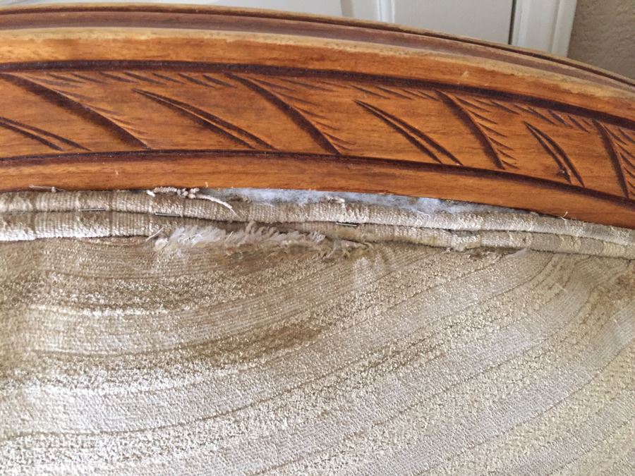 Vintage Swan Fainting Couch Chaise Lounge [Photo 9]