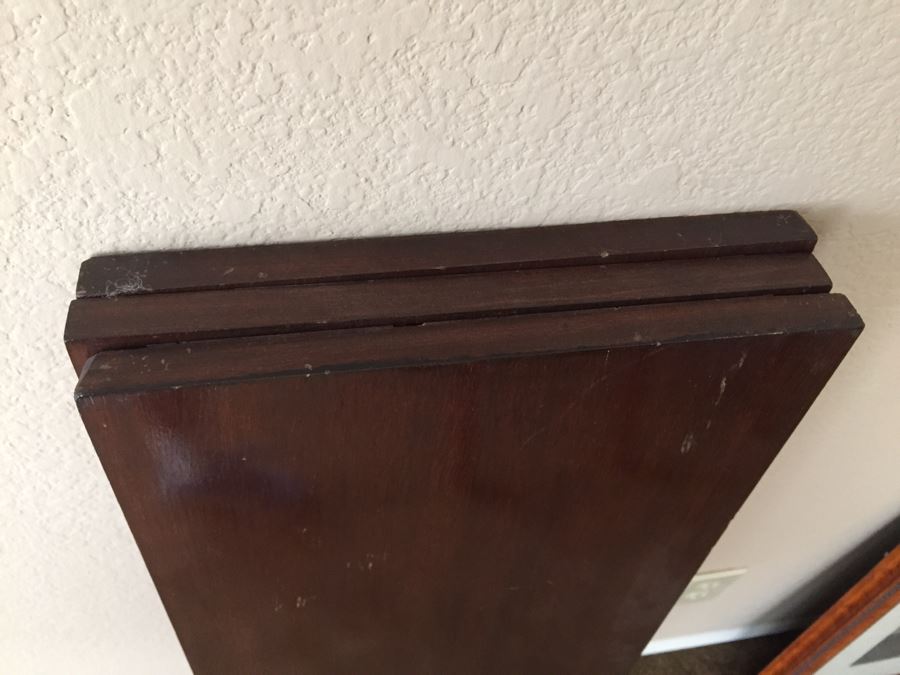 Formal Antique Double Pedestal Dining Table With Three Leaves And Six Upholstered Chairs (Two Are Armchairs) [Photo 11]