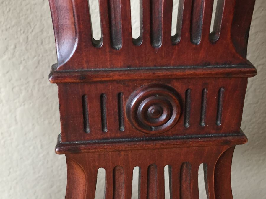 Formal Antique Double Pedestal Dining Table With Three Leaves And Six Upholstered Chairs (Two Are Armchairs) [Photo 14]