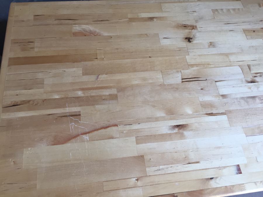 Butcher Block Tool Work Bench Cabinet Tons Of Storage [Photo 8]