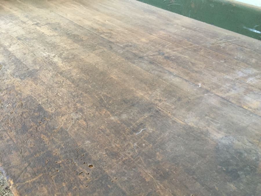 Vintage Industrial Work Bench With Drawer Pollard Bros Mfg Chicago Illinois [Photo 8]