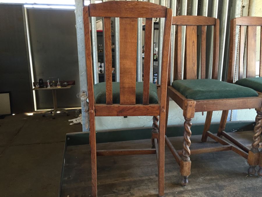 (3) Antique Barley Twist Chairs [Photo 6]