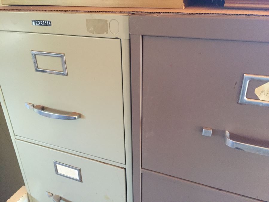(4) Metal Filing Cabinets 4-Drawer [Photo 7]