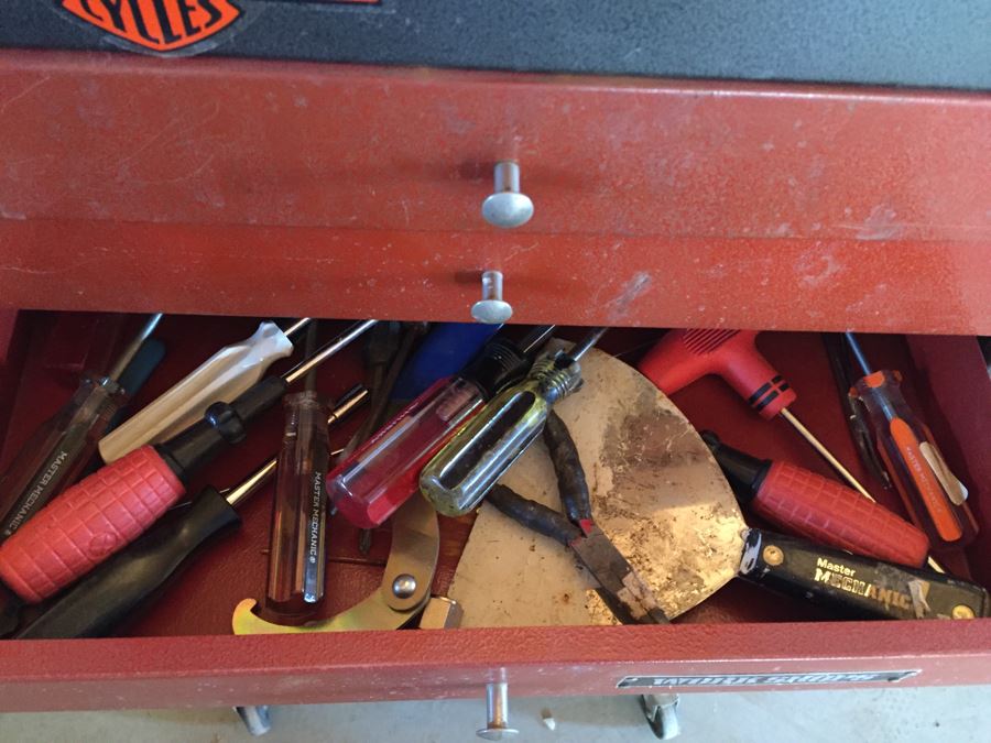 Rolling Tool Box With Tools [Photo 9]