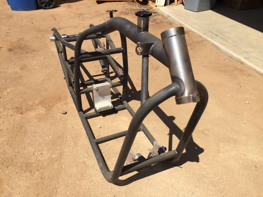 Custom Drag Motorcycle Frame Client Paid 7,000 To Have Frame Custom