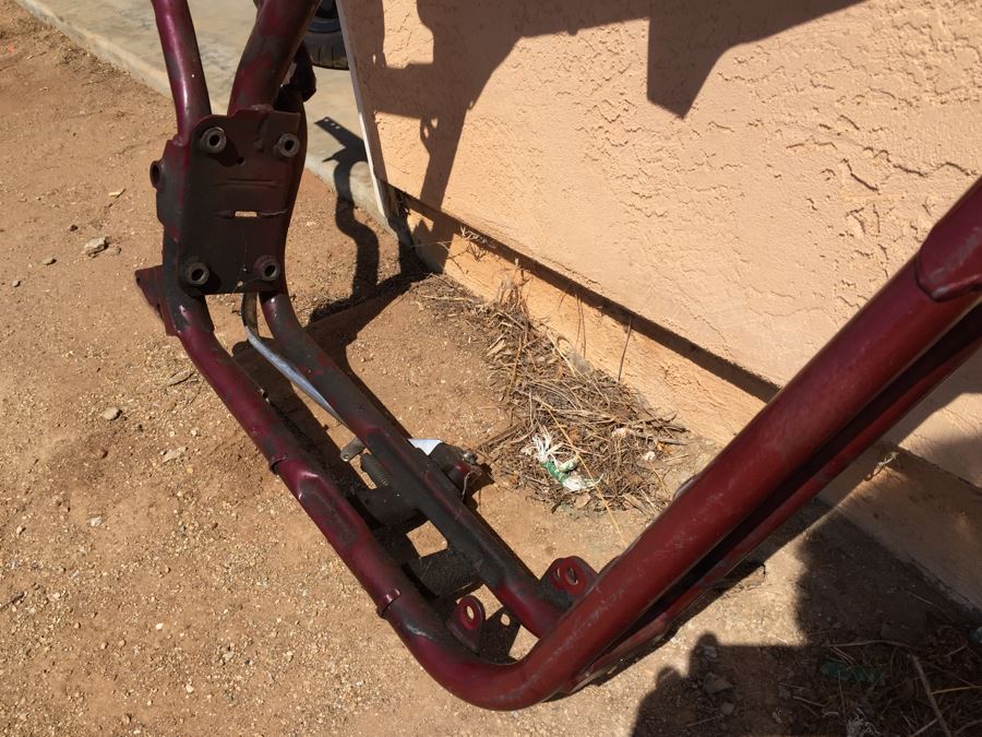 Harley Davidson Sportster Motorcycle Frame Estimate $550 [Photo 5]