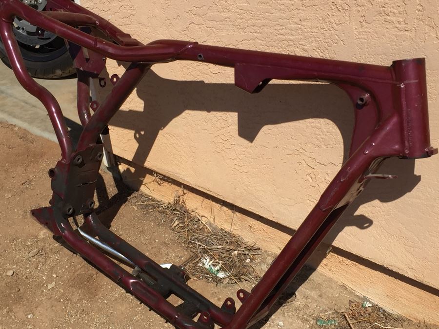 Harley Davidson Sportster Motorcycle Frame Estimate $550 [Photo 2]