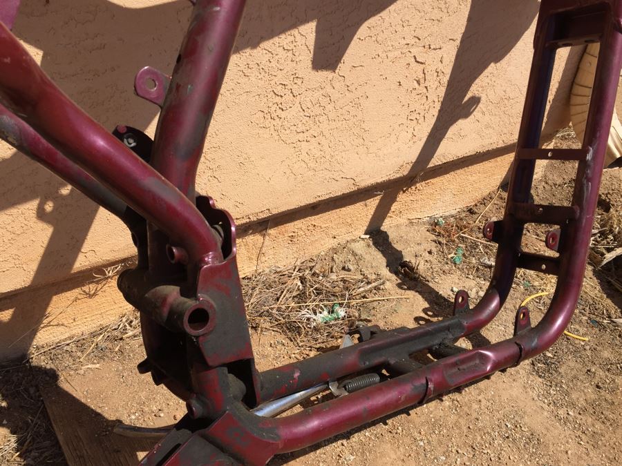 Harley Davidson Sportster Motorcycle Frame Estimate $550 [Photo 8]