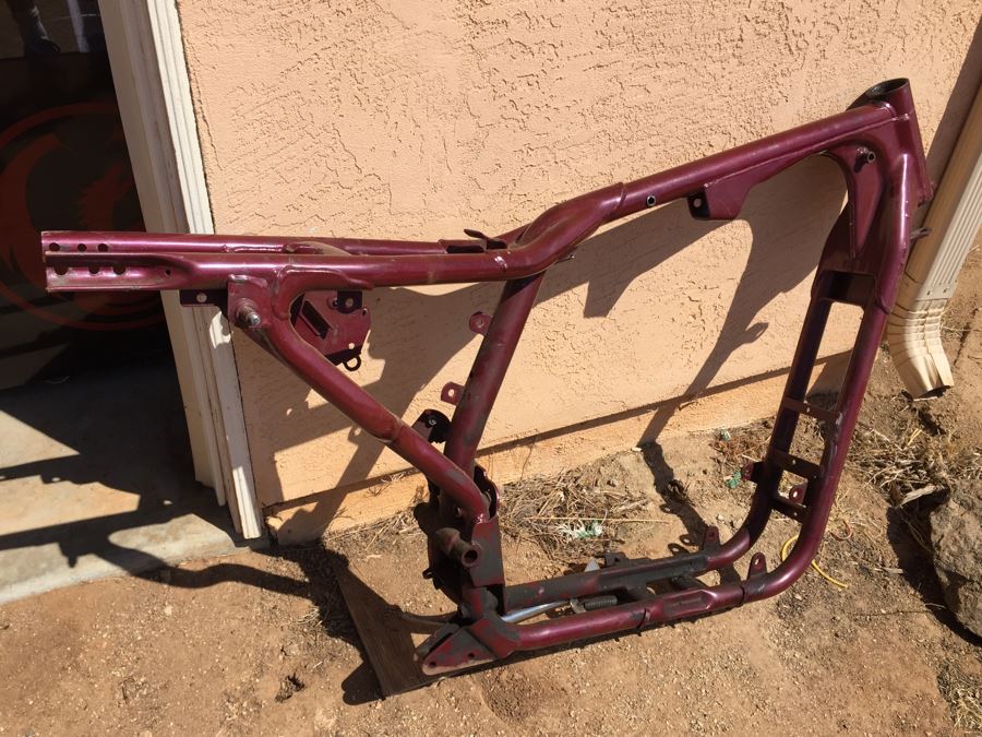 Harley Davidson Sportster Motorcycle Frame Estimate $550 [Photo 7]