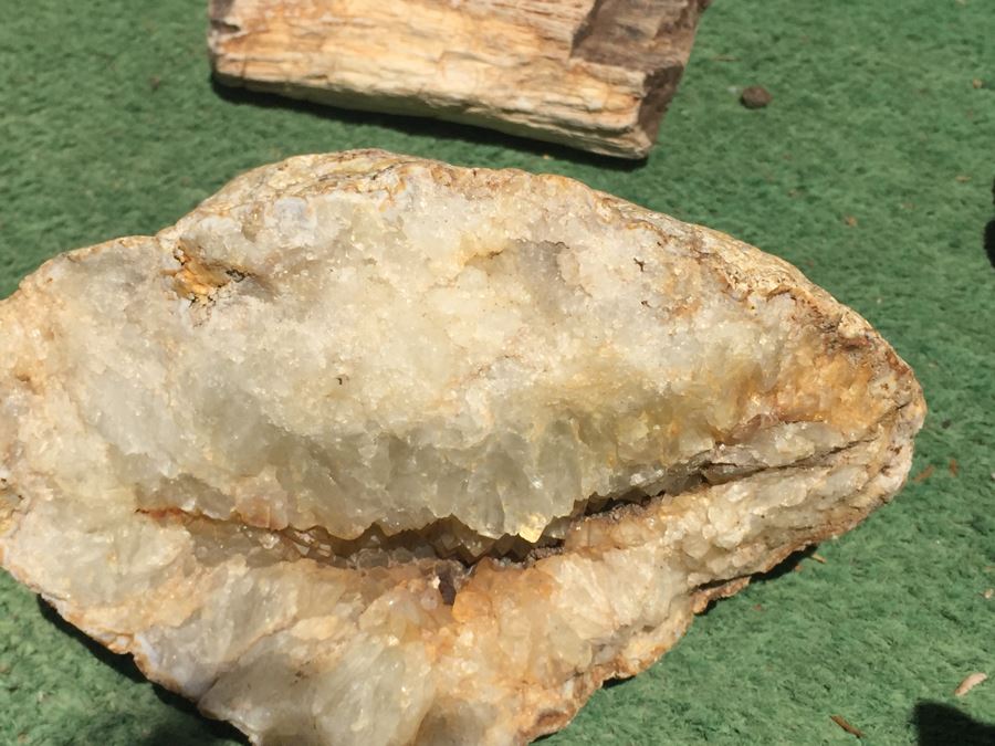 Collection Of Petrified Wood And Small Geode [Photo 6]