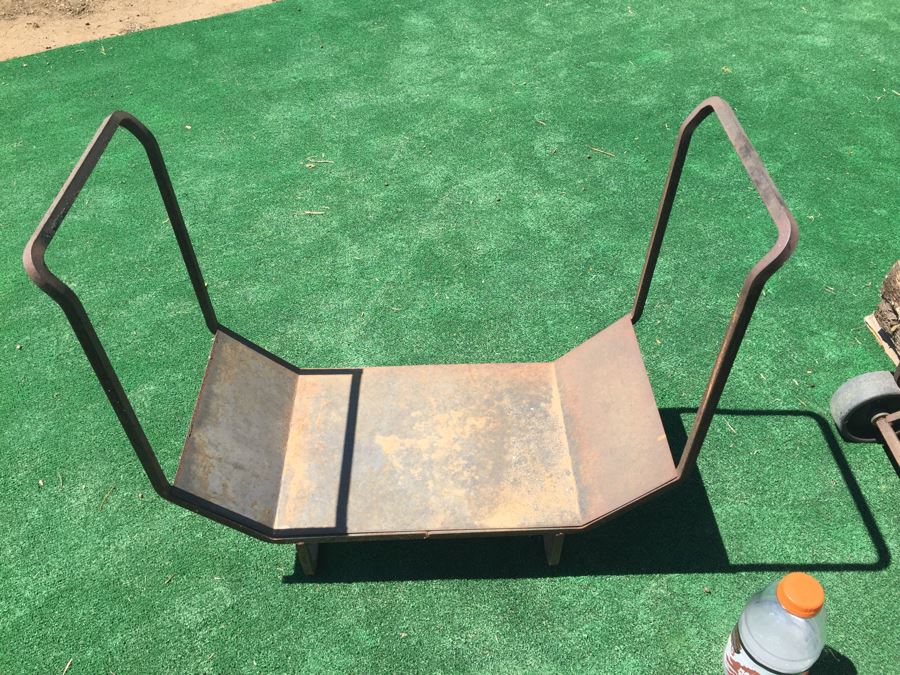 Metal Firewood Holder And Firewood Transportation Cart [Photo 6]