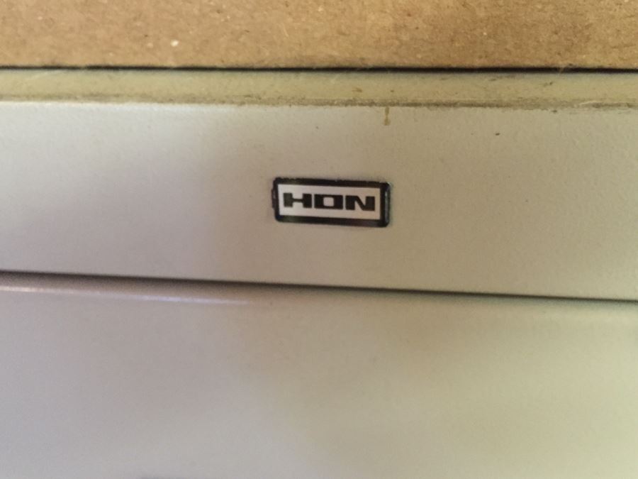(2) Hon Vertical Metal Filing Cabinets [Photo 2]
