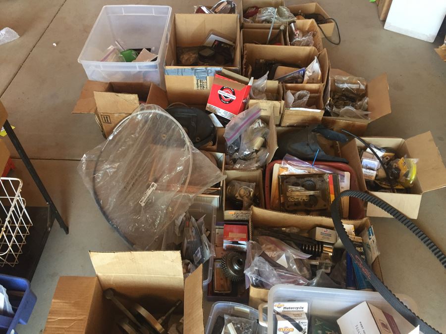 Mega Lot Of Various Parts Including Motorcycle Parts Such As Harley Davidson And Buell (See All Photos) [Photo 1]